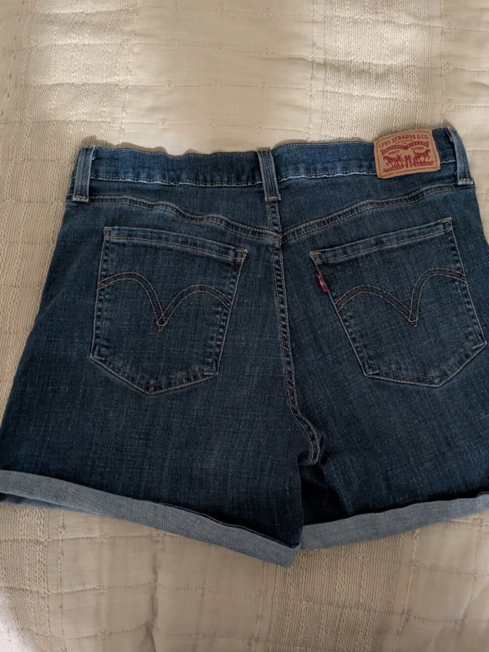 Levi's Blue Jean Shorts